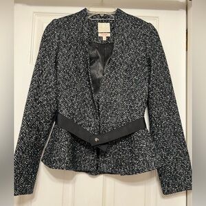 The Limited - Scandal Collection - Black & White - Peplum Blazer